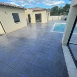 Béton imprimé